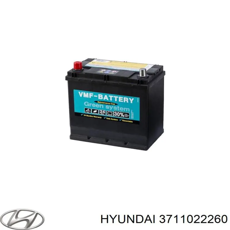 Batería de Arranque Hyundai/Kia (3711022260)