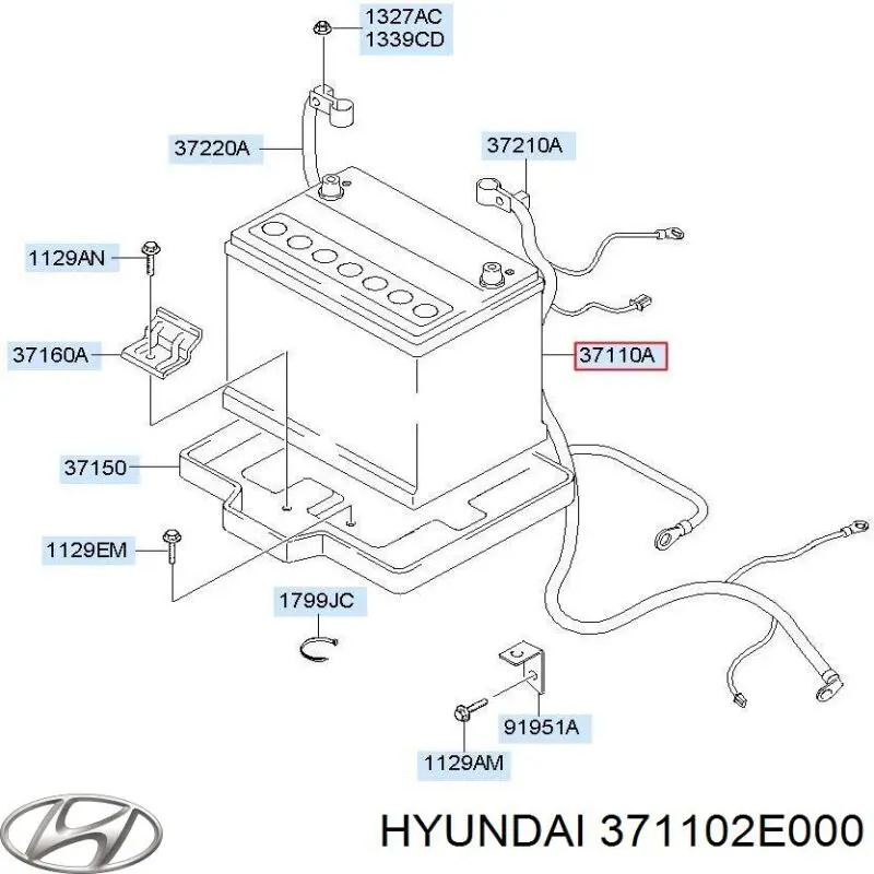 Batería de arranque Hyundai/Kia 371102E000 precio, desde 79,28 EUR