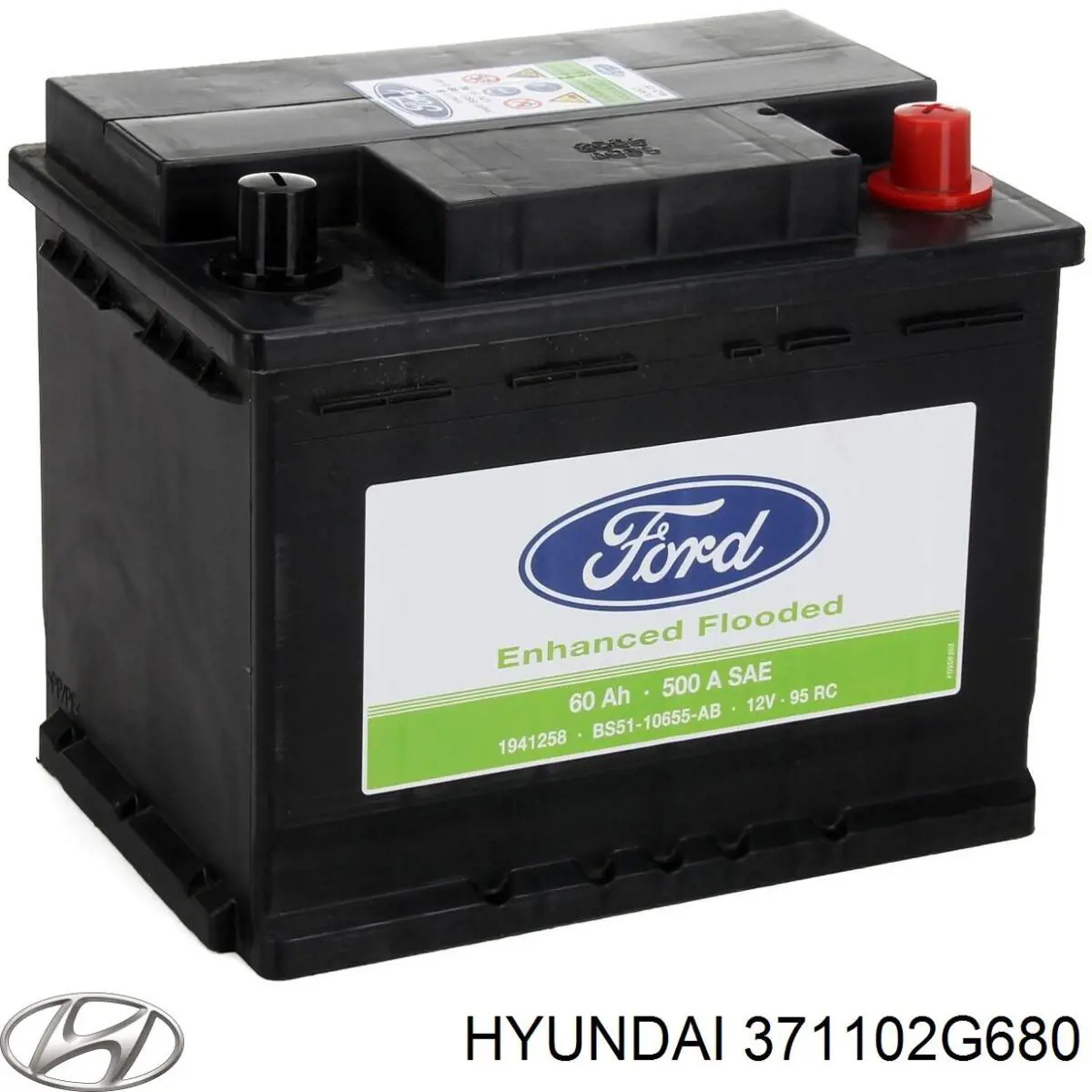 Batería de Arranque Hyundai/Kia (371102G680)