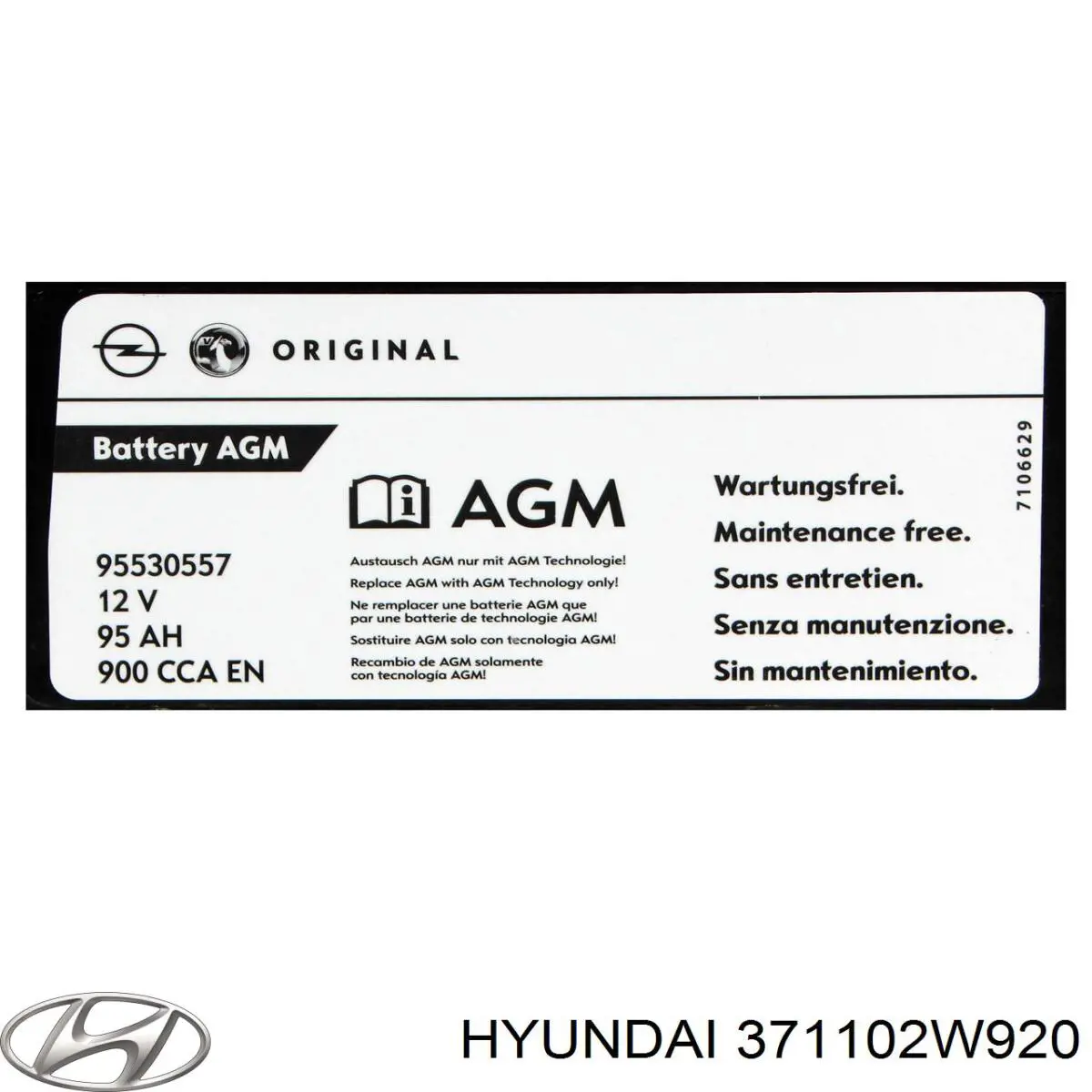 371102W920 Hyundai/Kia