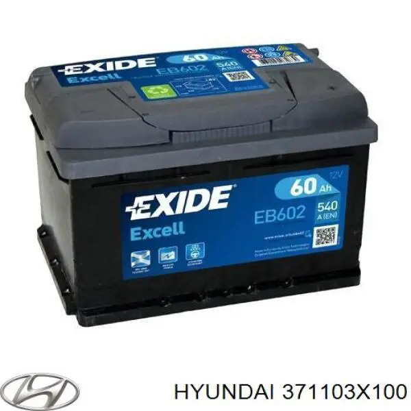 Comprar 371103X100 Hyundai/Kia Batería de coche