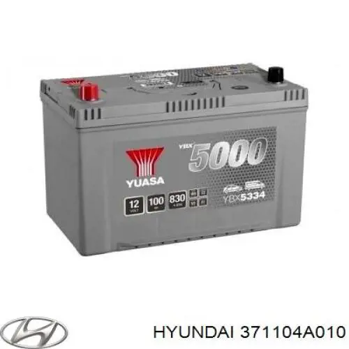 Batería de arranque Hyundai/Kia 371104A010 precio, desde 156,17 EUR