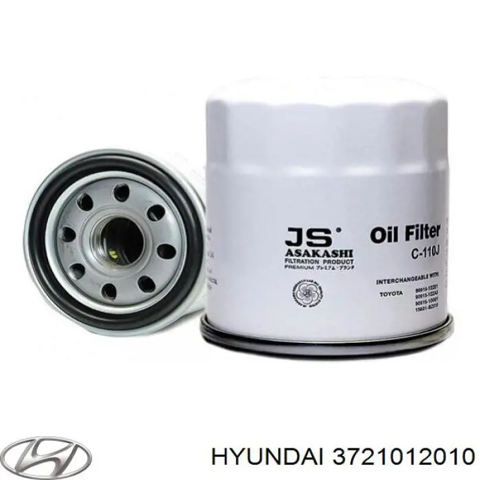 372-1012010 Hyundai/Kia filtro de aceite