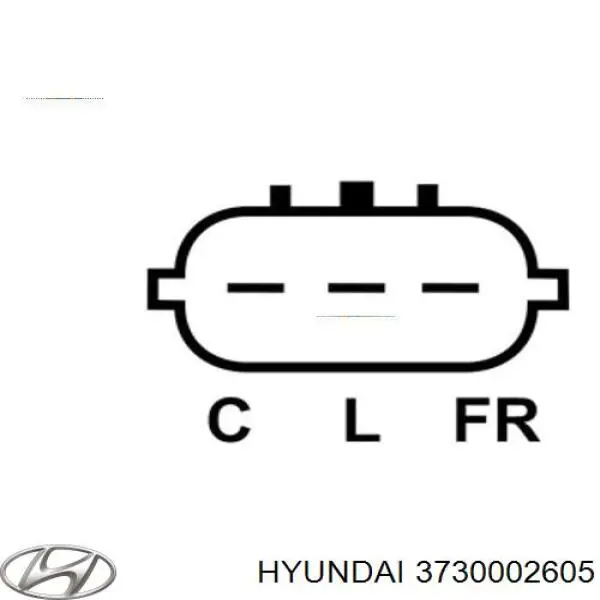 3730002605 Hyundai/Kia alternador