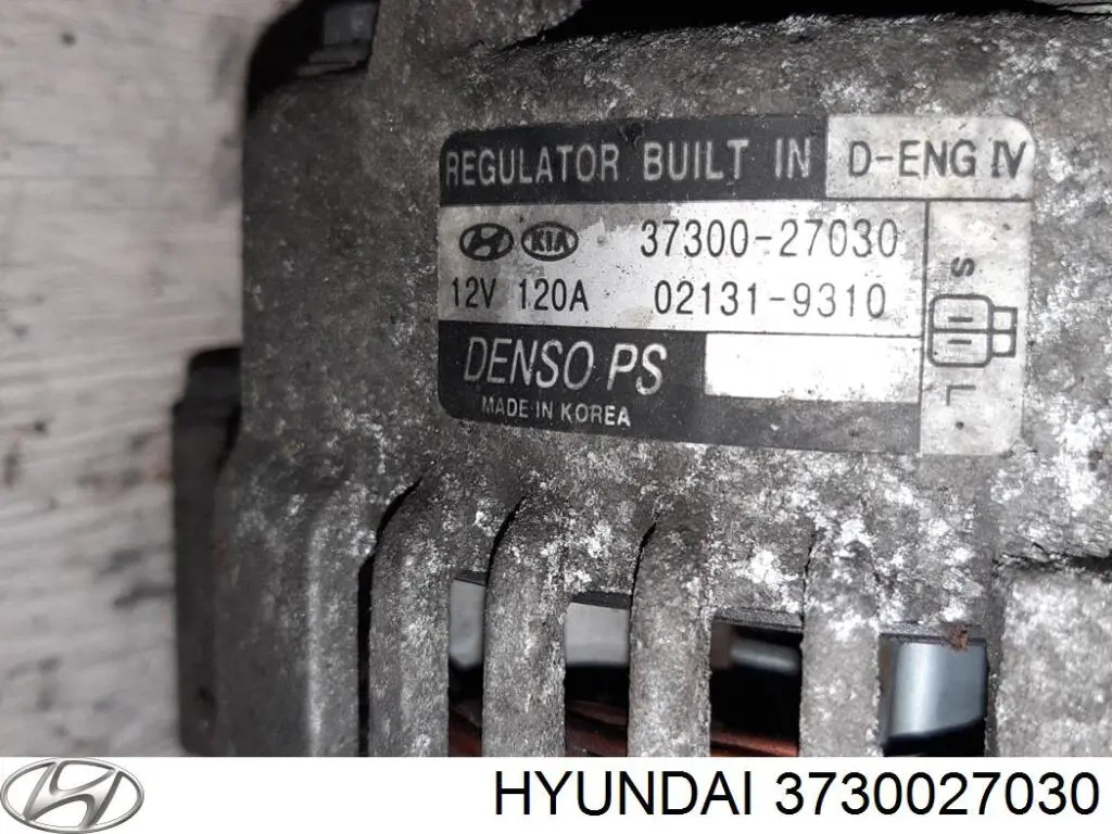 Alternador del motor Hyundai/Kia 3730027030 precio, desde 77,14 EUR
