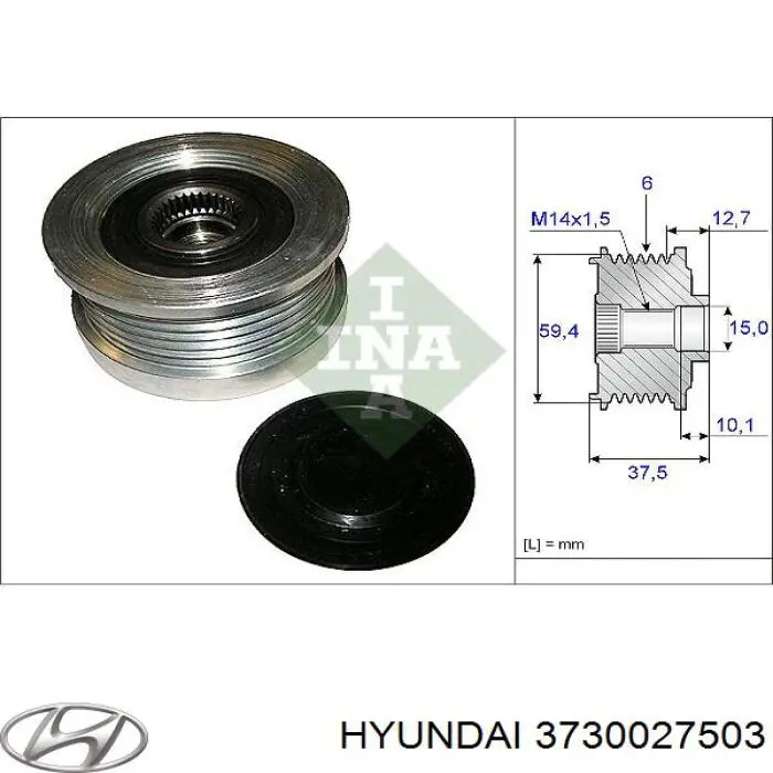 3730027503 Hyundai/Kia alternador