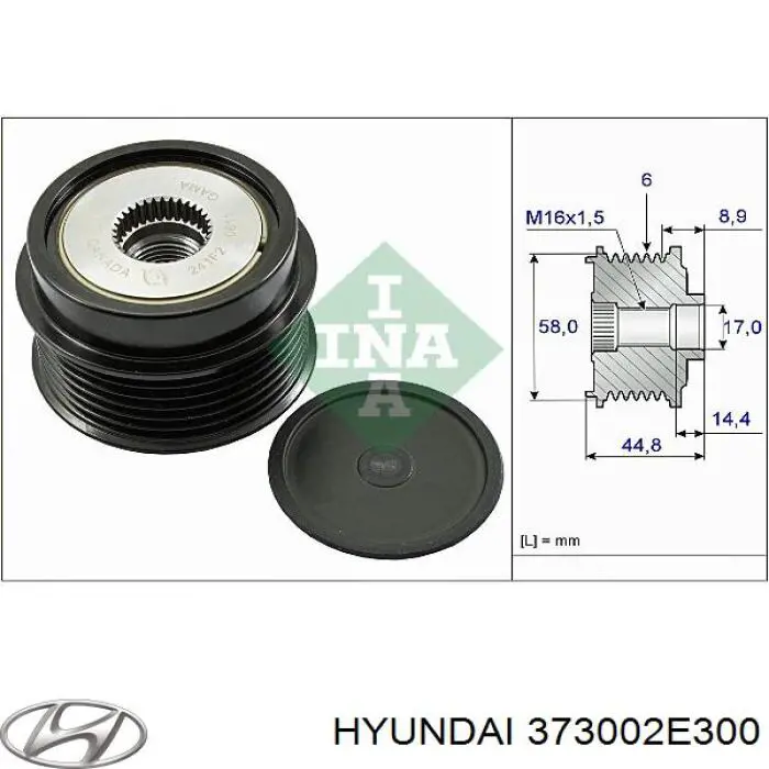 373002E300 Hyundai/Kia alternador