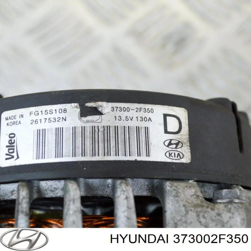 Alternador del motor Hyundai/Kia 373002F350 precio, desde 317,03 EUR