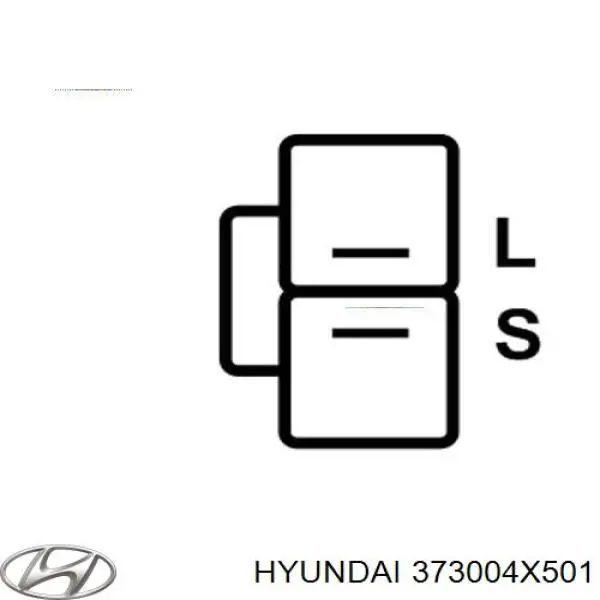 Alternador 373004X501 Hyundai/Kia