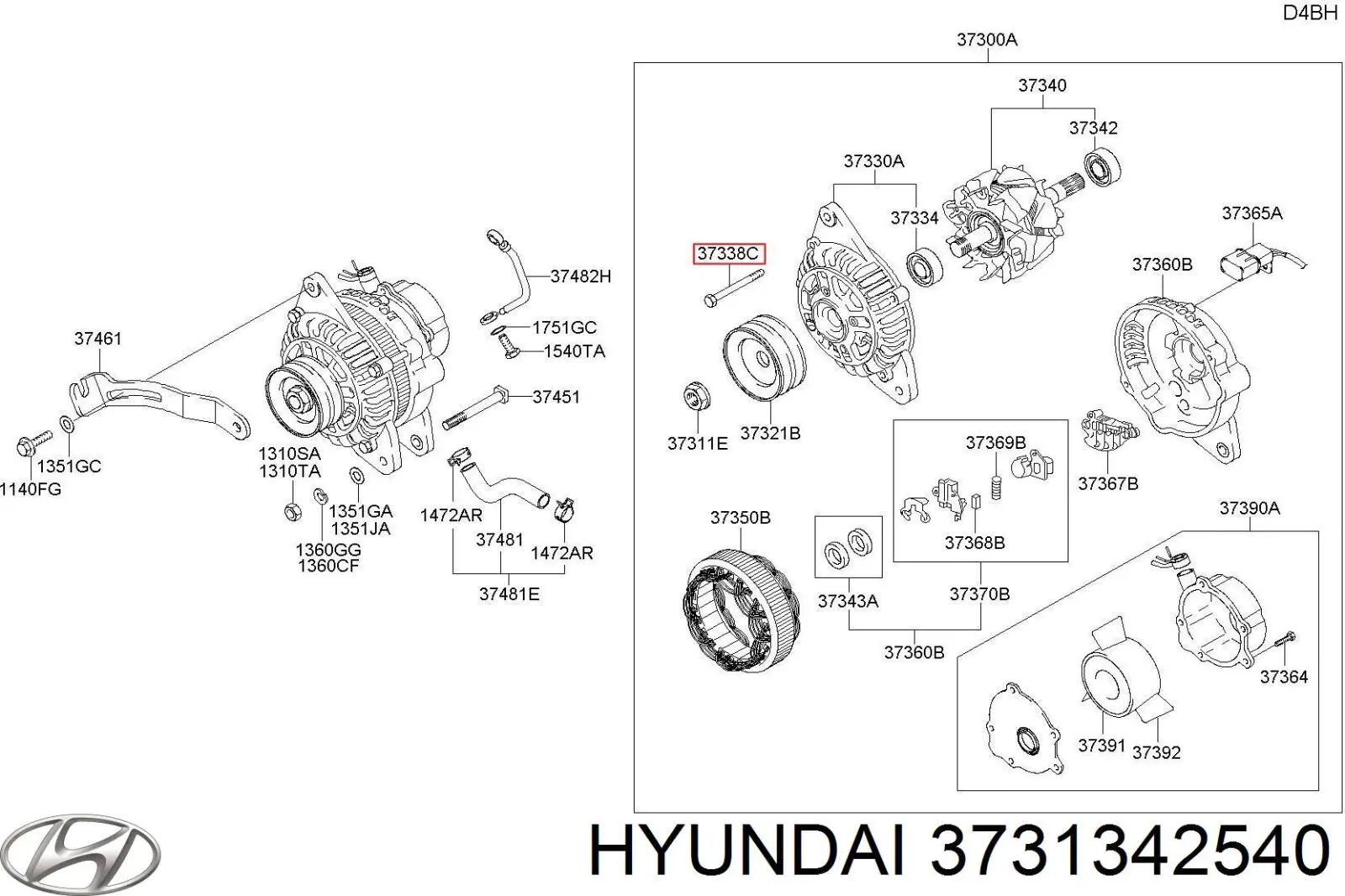 3731342540 Hyundai/Kia