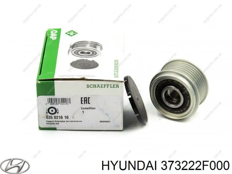 Polea de alternador Hyundai/Kia 373222F000