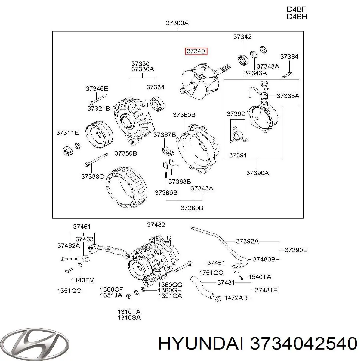 3734042540 Hyundai/Kia