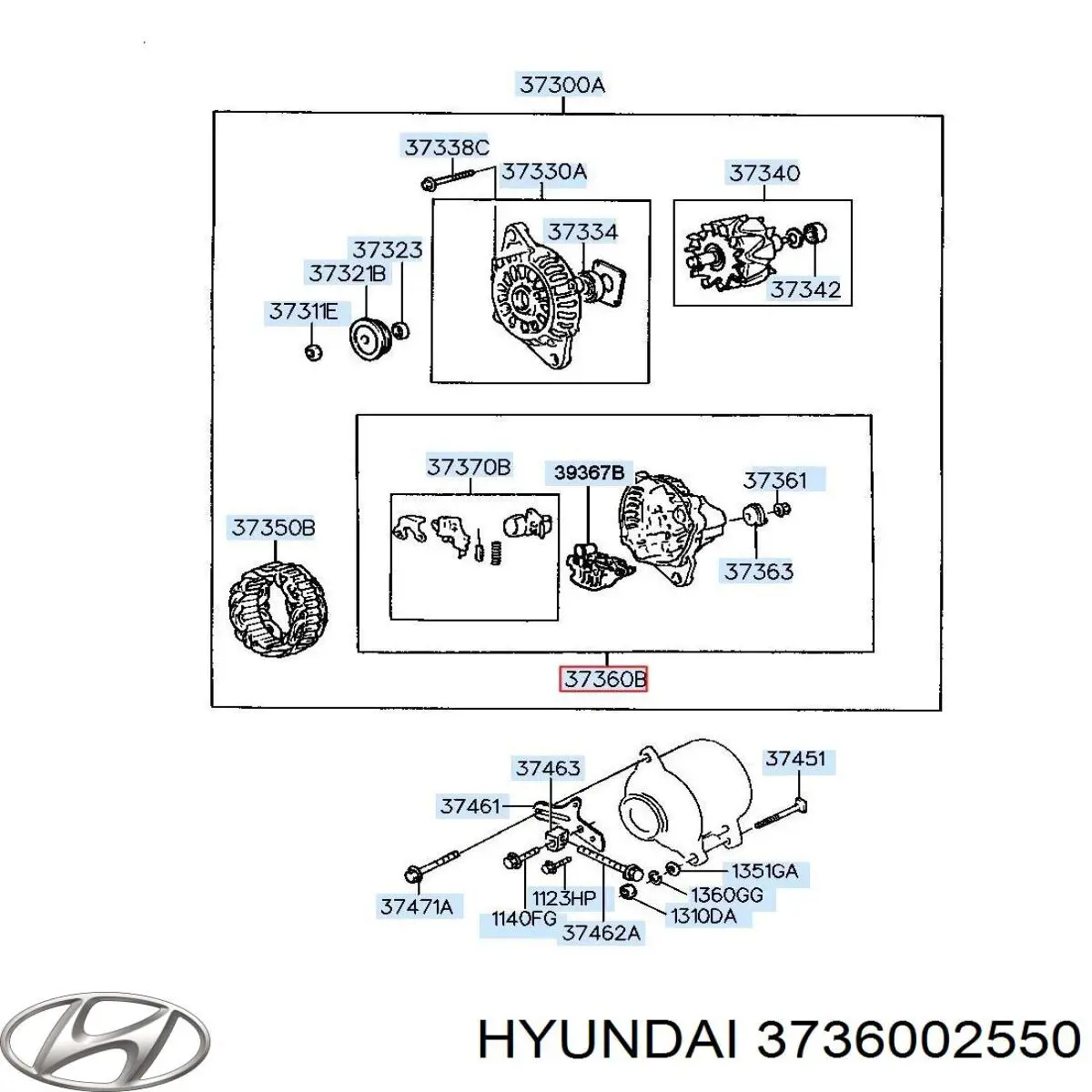 3736002550 Hyundai/Kia 