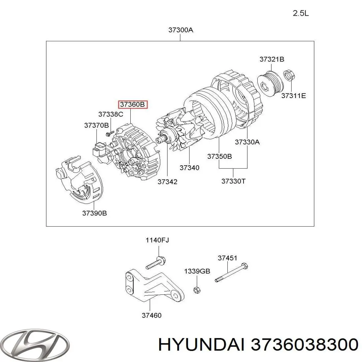 3736038300 Hyundai/Kia