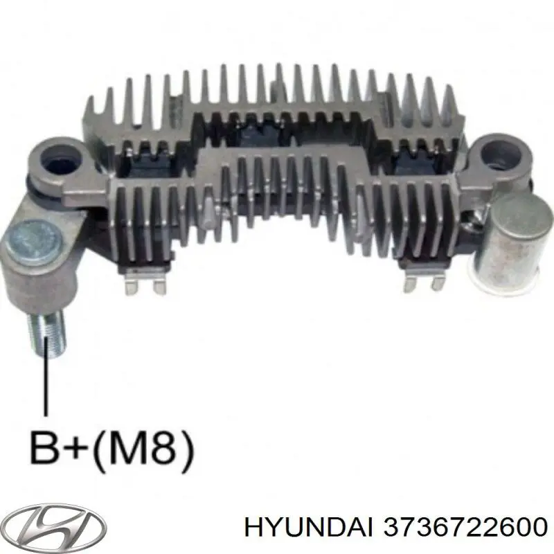 Puente rectificador del alternador Hyundai/Kia 3736722600 precio, desde 31,51 EUR