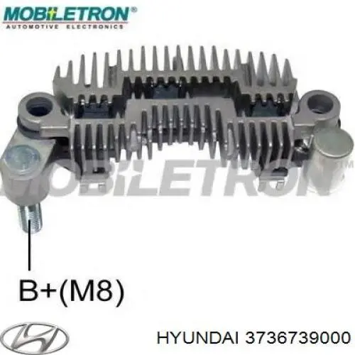 Alternador Diodo Puente Rectificador KIA Carnival II