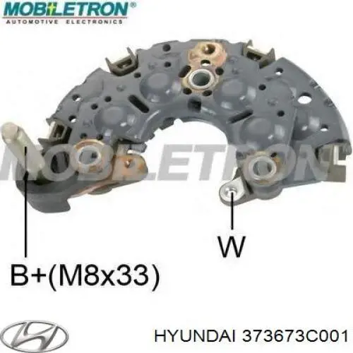 Puente rectificador del alternador Hyundai/Kia 373673C001 precio, desde 34,74 EUR