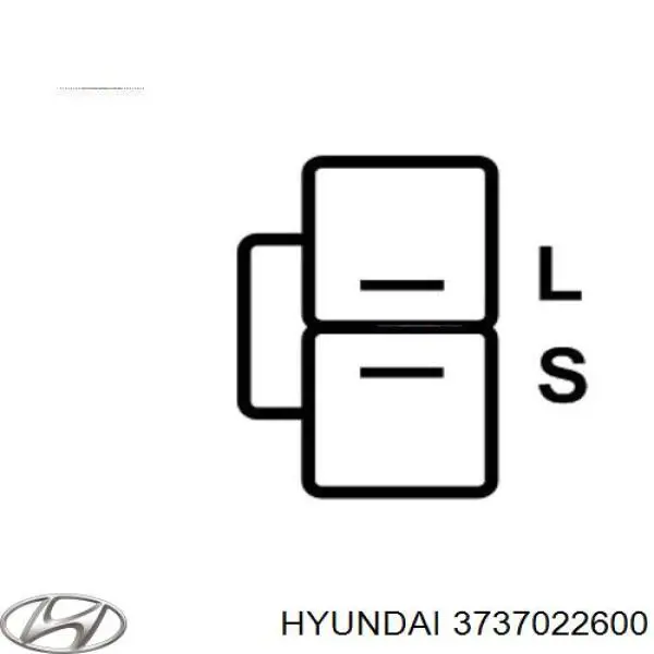 3737022600 Hyundai/Kia regulador del alternador