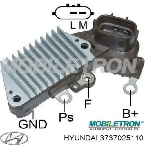 Comprar 3737025110 Hyundai/Kia Regulador del alternador
