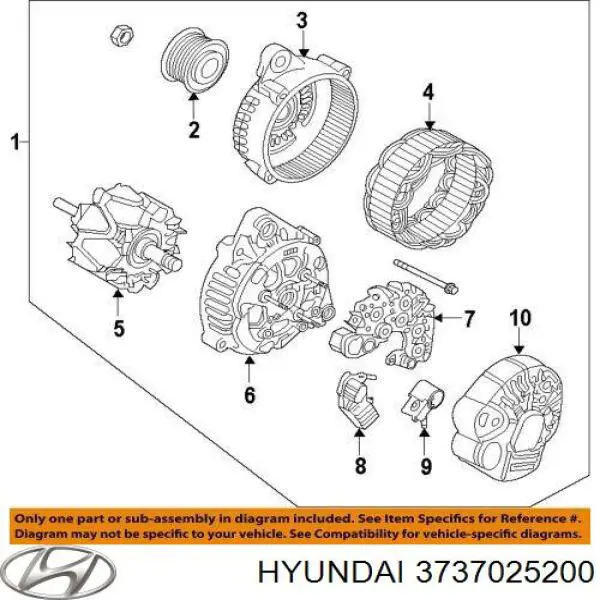 3737025200 Hyundai/Kia regulador