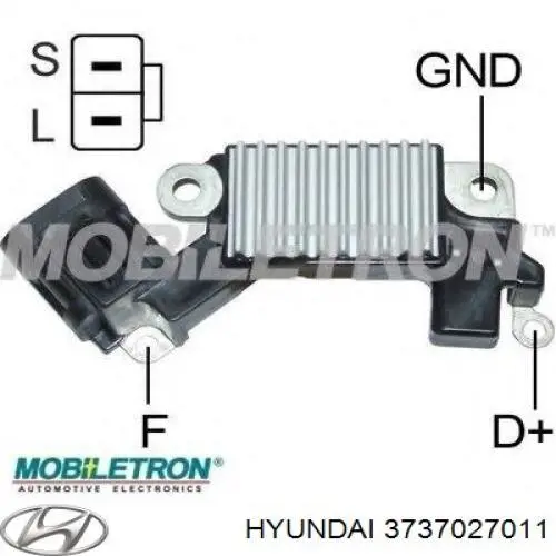 Comprar 3737027011 Hyundai/Kia Regulador del alternador