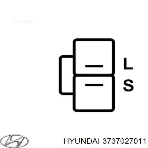 3737027011 Hyundai/Kia regulador del alternador