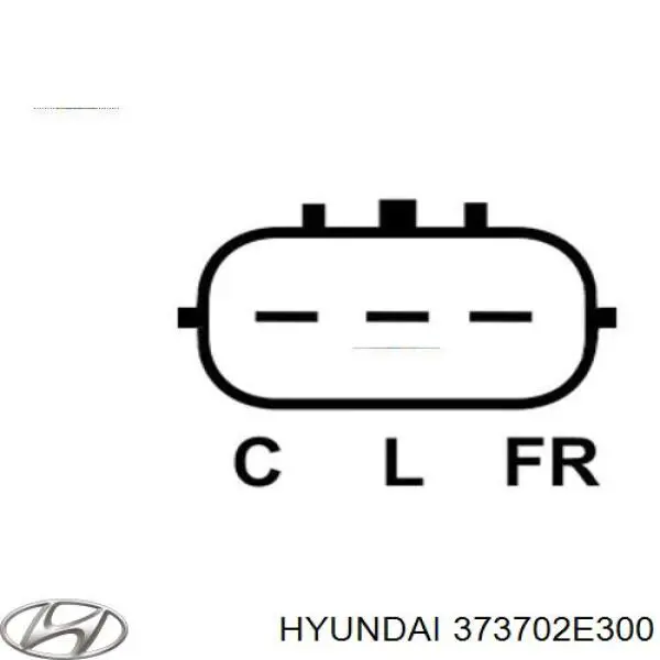 373702E300 Hyundai/Kia regulador del alternador