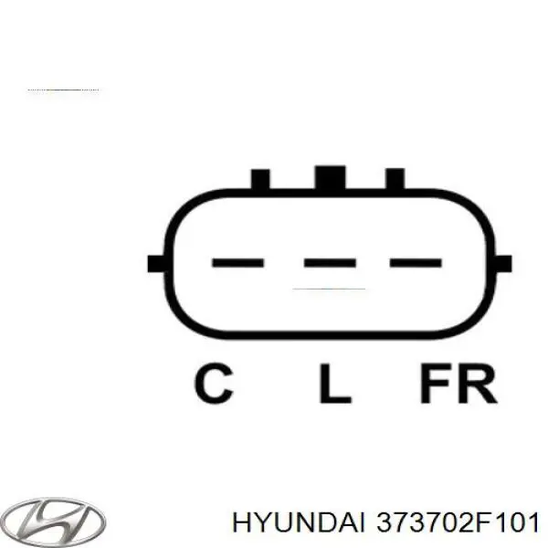 373702F101 Hyundai/Kia regulador del alternador