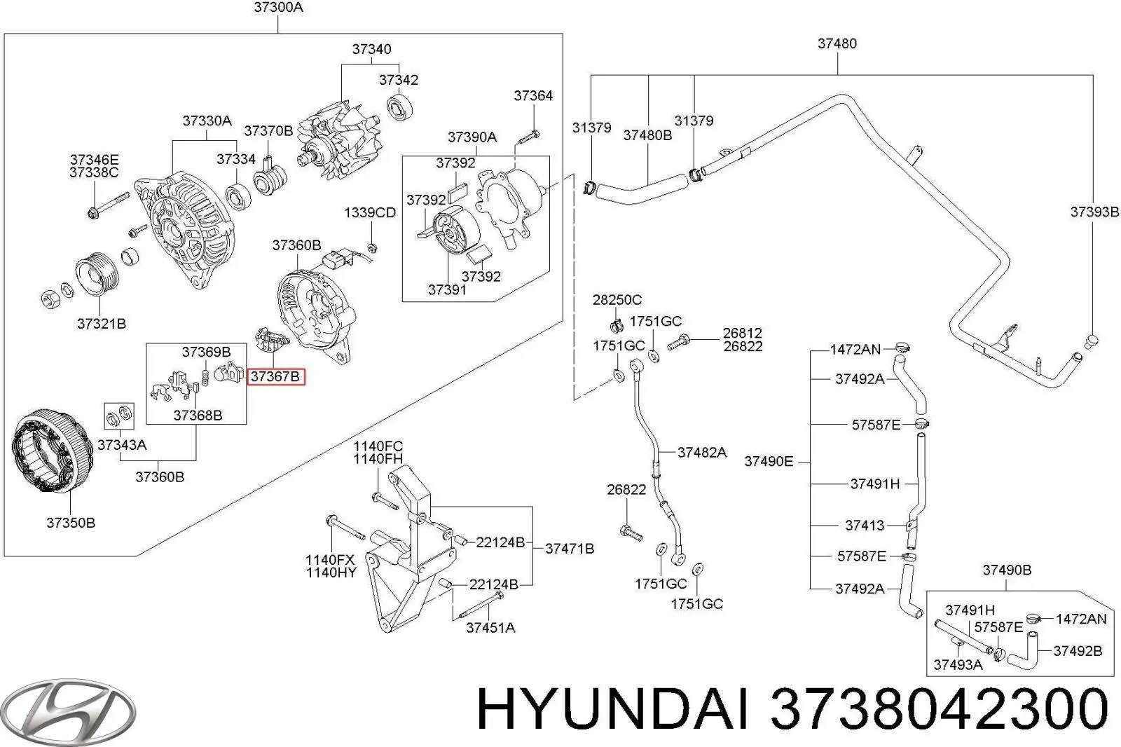 3738042300 Hyundai/Kia