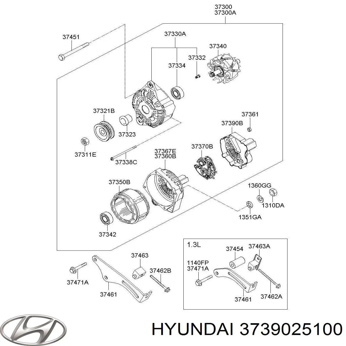3739025100 Hyundai/Kia 