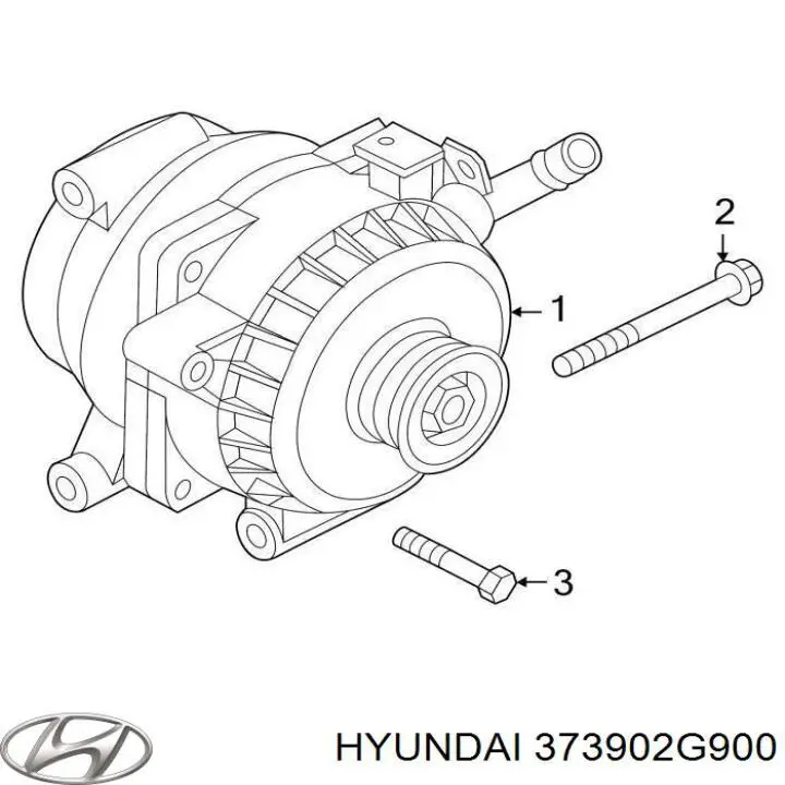 Alternador del motor Hyundai/Kia 373902G900 precio, desde 2318,81 EUR