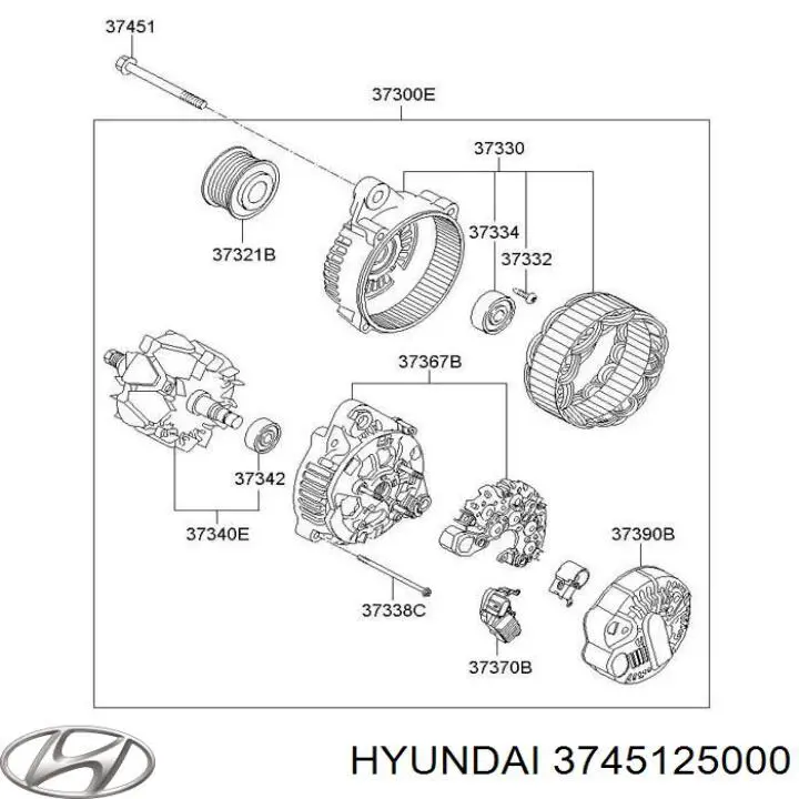 Hyundai/Kia 3745125000 precio, desde  