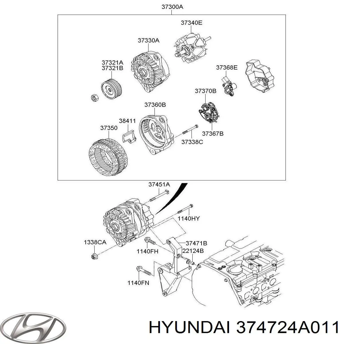 374724A011 Hyundai/Kia