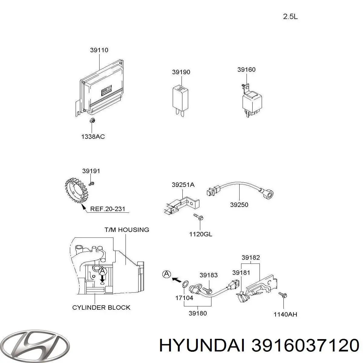 3916037120 Hyundai/Kia