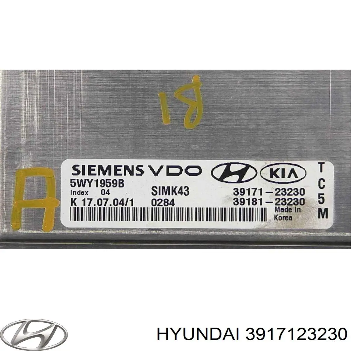 3917123230 Hyundai/Kia