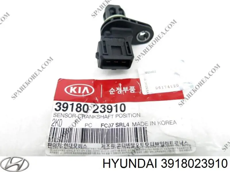 Sensor de cigüeñal 3918023910 Hyundai/Kia