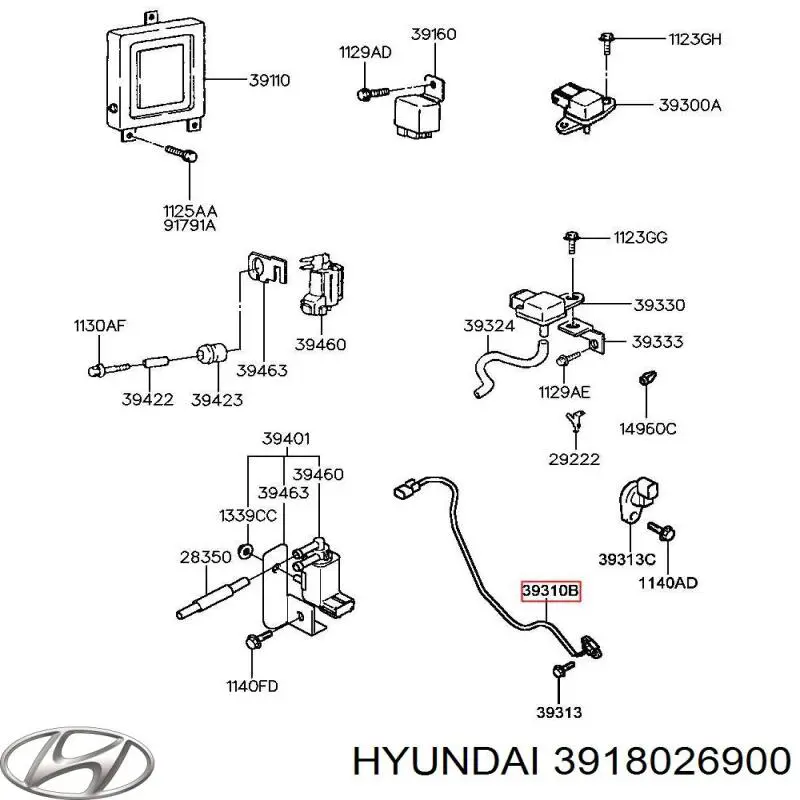 Sensor ckp Hyundai/Kia 3918026900