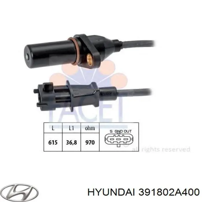Sensor ckp Hyundai I10 PA