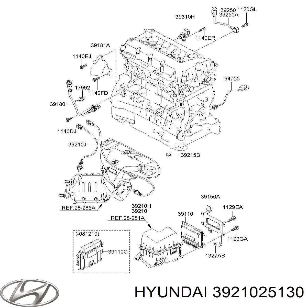 Comprar 3921025130 Hyundai/Kia Sensor NOx