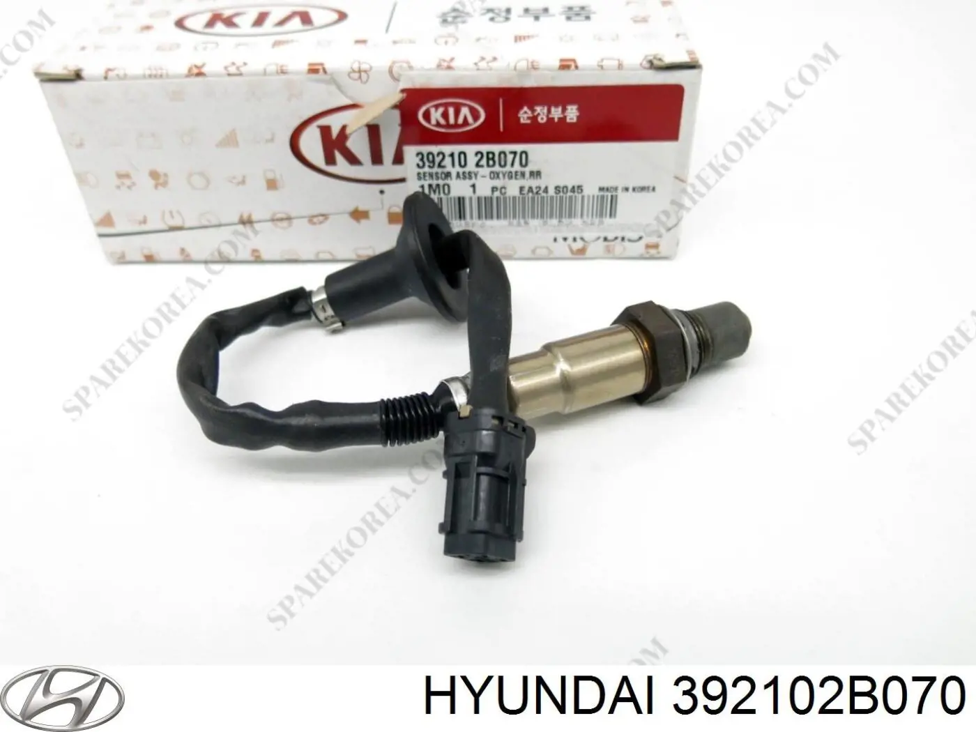 Sonda lambda de oxígeno posterior al catalizador 392102B070 Hyundai/Kia