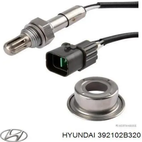 Sonda lambda de oxígeno posterior al catalizador 392102B320 Hyundai/Kia