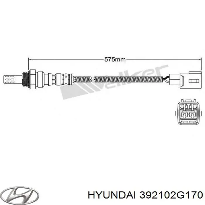 Sensor de oxígeno previo al catalizador Hyundai/Kia 392102G170 precio, desde 91,47 EUR