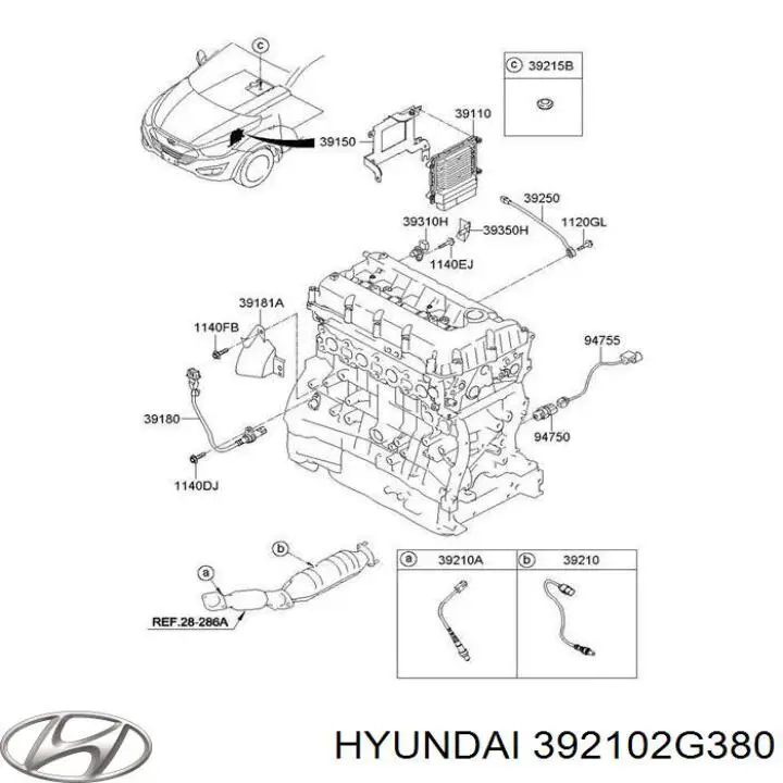 Comprar 392102G380 Hyundai/Kia Sensor NOx