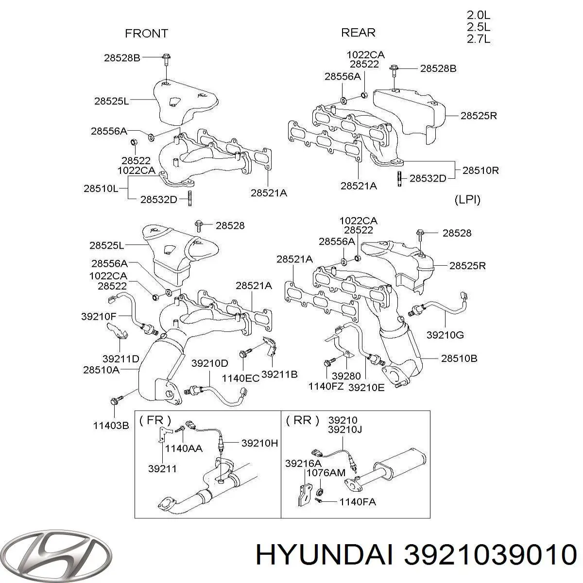 3921039010 Hyundai/Kia