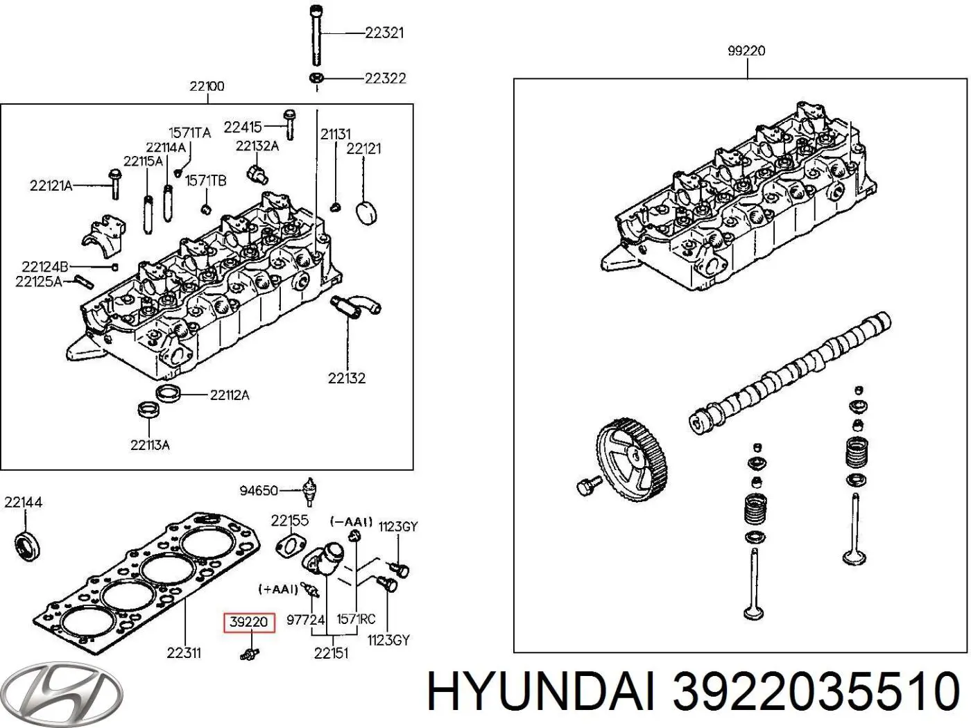Sensor de temperatura del refrigerante Hyundai/Kia 3922035510 precio, desde 9,30 EUR