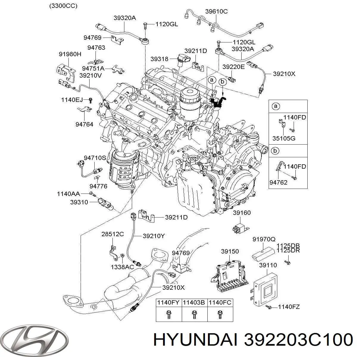  Hyundai/Kia 392203C100