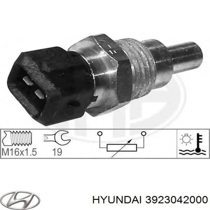 Comprar 3923042000 Hyundai/Kia Sensor de temperatura de agua