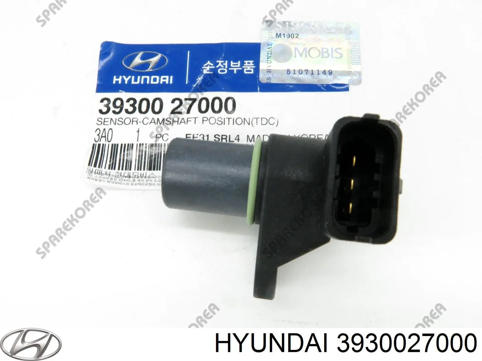 3930027000 Hyundai/Kia sensor de arbol de levas