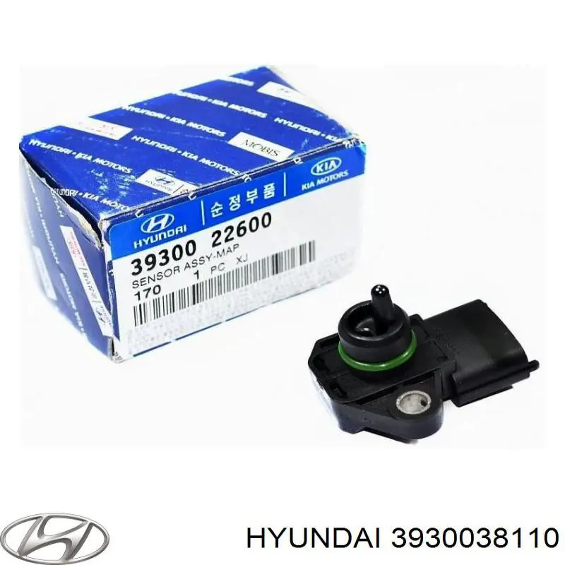 Sensor de presión del aire de admisión Hyundai/Kia 3930038110