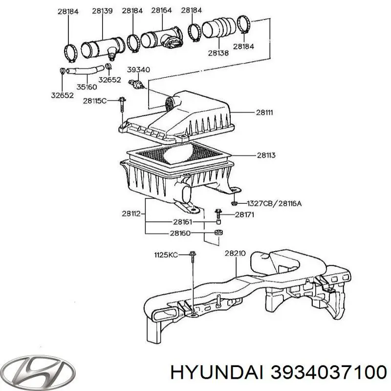 Comprar 3934037100 Hyundai/Kia Sensor de temperatura del aire de admisión